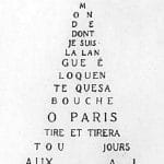 caligramme apollinaire